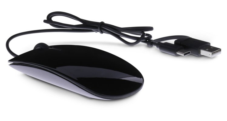 (image for) LMP Easy Mouse USB/USB-C, Black