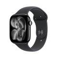 (image for) Series 11 GPS 46mm Jet Black Alu. w. Black Sport Band - STOCK