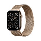 (image for) Series 11 GPS+Cell 42mm Gold Ti. w. Gold Milanese Loop