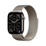 (image for) Series 11 GPS+Cell 42mm Natural Ti. w. Natural Milanese Loop
