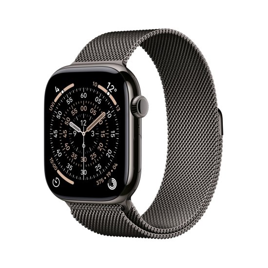 (image for) Series 11 GPS+Cell 42mm Slate Ti. w. Slate Milanese Loop
