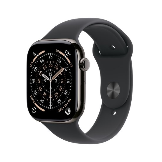 (image for) Series 11 GPS+Cell 42mm Slate Ti. w. Black Sport Band