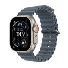 (image for) Ultra 3 GPS+Cellular 49mm Natural Ti w. Anchor Blue Ocean Band