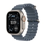 (image for) Ultra 3 GPS+Cellular 49mm Natural Ti w. Anchor Blue Ocean Band