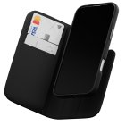 (image for) Card Folio M for 16 Pro Leather Flip Case Black IN STOCK