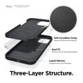 (image for) iPhone 12 / 12 Pro 6.1" Silicone Case (Black) IN STOCK