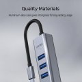 (image for) UNITEK uHUB Q4+ 4-in-1 USB-C Ethernet Hub