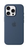 (image for) iPhone 16 Pro Silicone Case with MagSafe - Denim