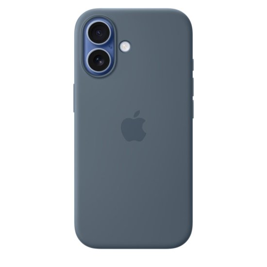 (image for) iPhone 17 Pro Silicone Case with MagSafe – Anchor Blue