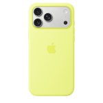 (image for) iPhone 17 Pro Max Silicone Case with MagSafe – Neon Yellow