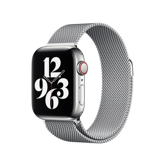 (image for) 38/40mm Silver Milanese Loop IN STOCK