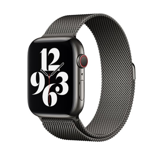 (image for) 38/40mm Graphite Milanese Loop IN STOCK