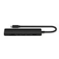(image for) Satechi USB-C SLIM MULTI-PORT WITH ETHERNET Black - IN STOCK