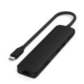 (image for) Satechi USB-C SLIM MULTI-PORT WITH ETHERNET Black - IN STOCK