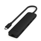 (image for) Satechi USB-C SLIM MULTI-PORT WITH ETHERNET Black - IN STOCK
