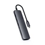 (image for) Satechi USB-C SLIM MULTI-PORT WITH ETHERNET Space Gray