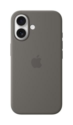 iPhone 16 Plus Silicone Case with MagSafe - Stone Gray