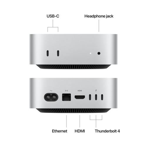 Mac Mini: Apple M4 chip 10cCPU & 10cGPU/24GB/512GB SSD