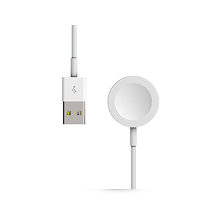 (image for) Devia Magnetic Charger for Apple Watch - White (1m)