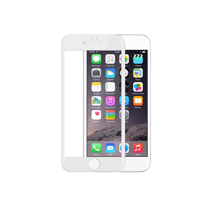 (image for) Devia Full Screen Tempered Glass White for iPhone 6 / 6s Plus
