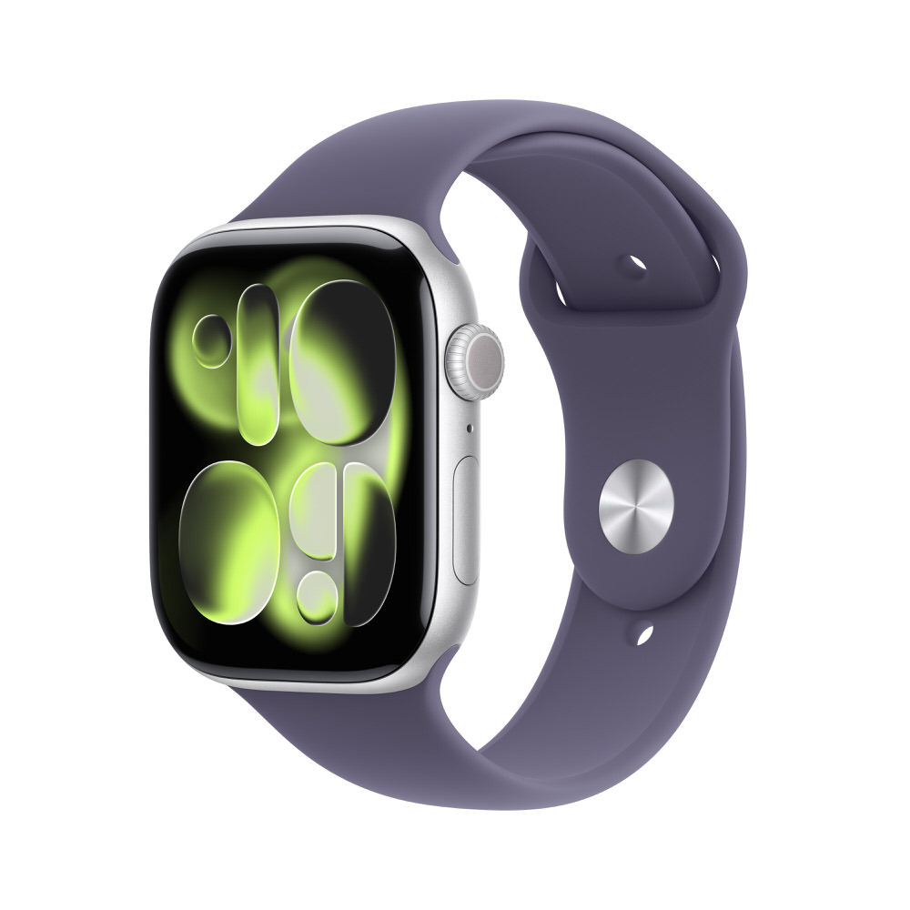 (image for) Series 11 GPS 42mm Silver Alu. w. Purple Fog Sport Band - STOCK