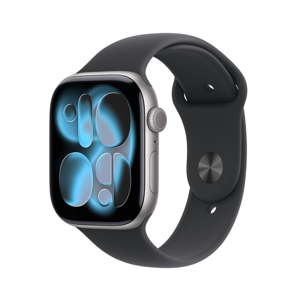 (image for) Series 11 GPS 46mm Space Grey Alu. w. Black Sport Band - STOCK