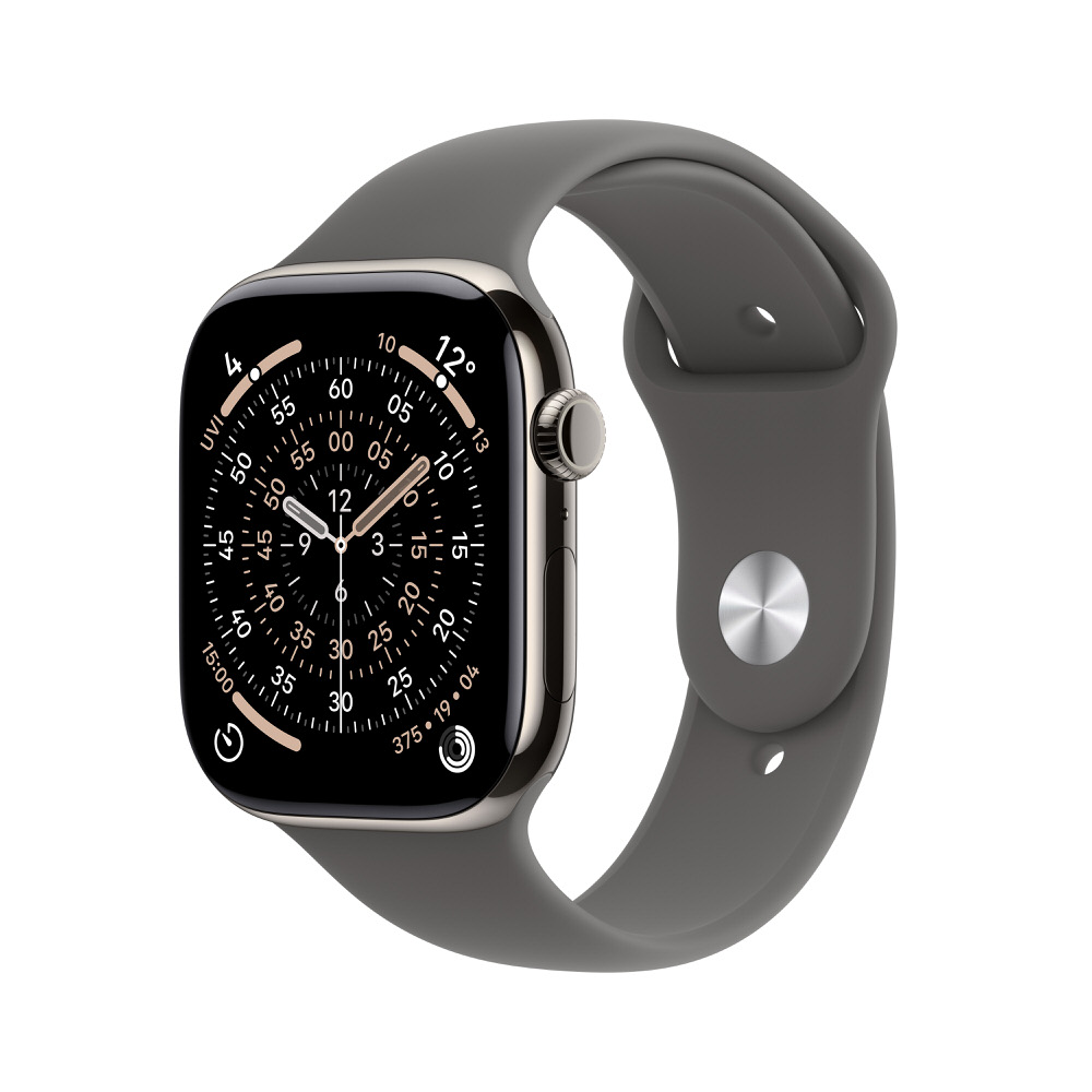 (image for) Series 11 GPS+Cell 42mm Natural Ti. w. Stone Grey Sport Band