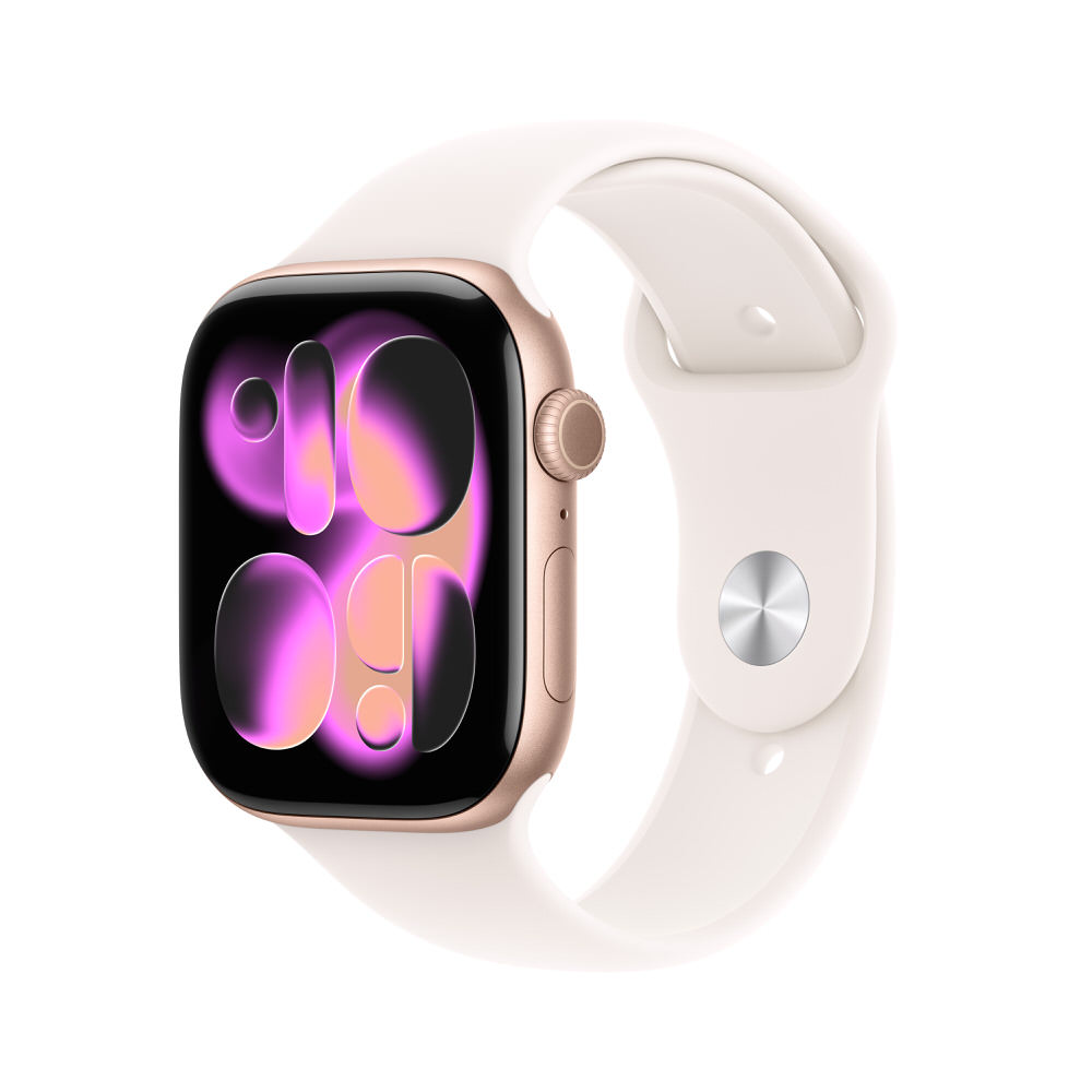 (image for) Series 11 GPS+Cell 42mm Rose Gold Alu. w. Light Blush Sport Band