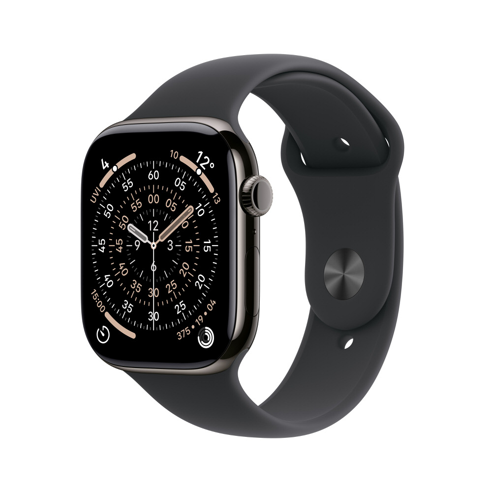 (image for) Series 11 GPS+Cell 42mm Slate Ti. w. Black Sport Band