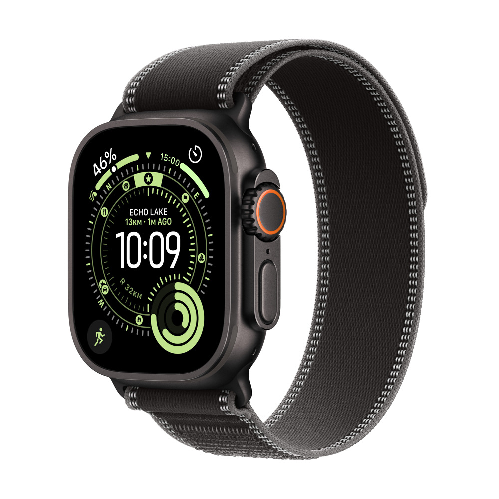 (image for) Ultra 3 GPS+Cellular 49mm Black Ti w. Black/Charcoal Trail Loop