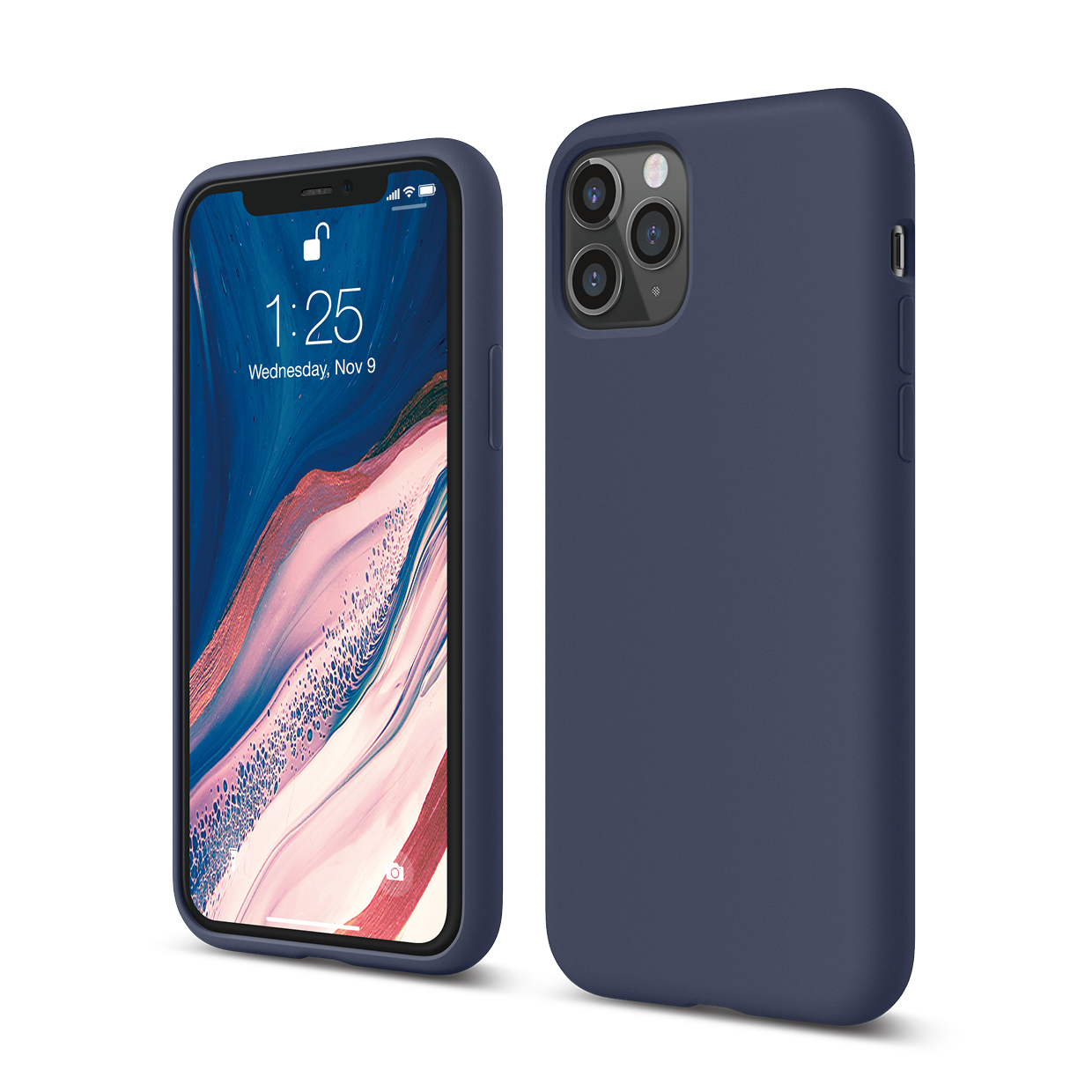 (image for) iPhone 11 Pro Premium Silicone Case 5.8" Blue