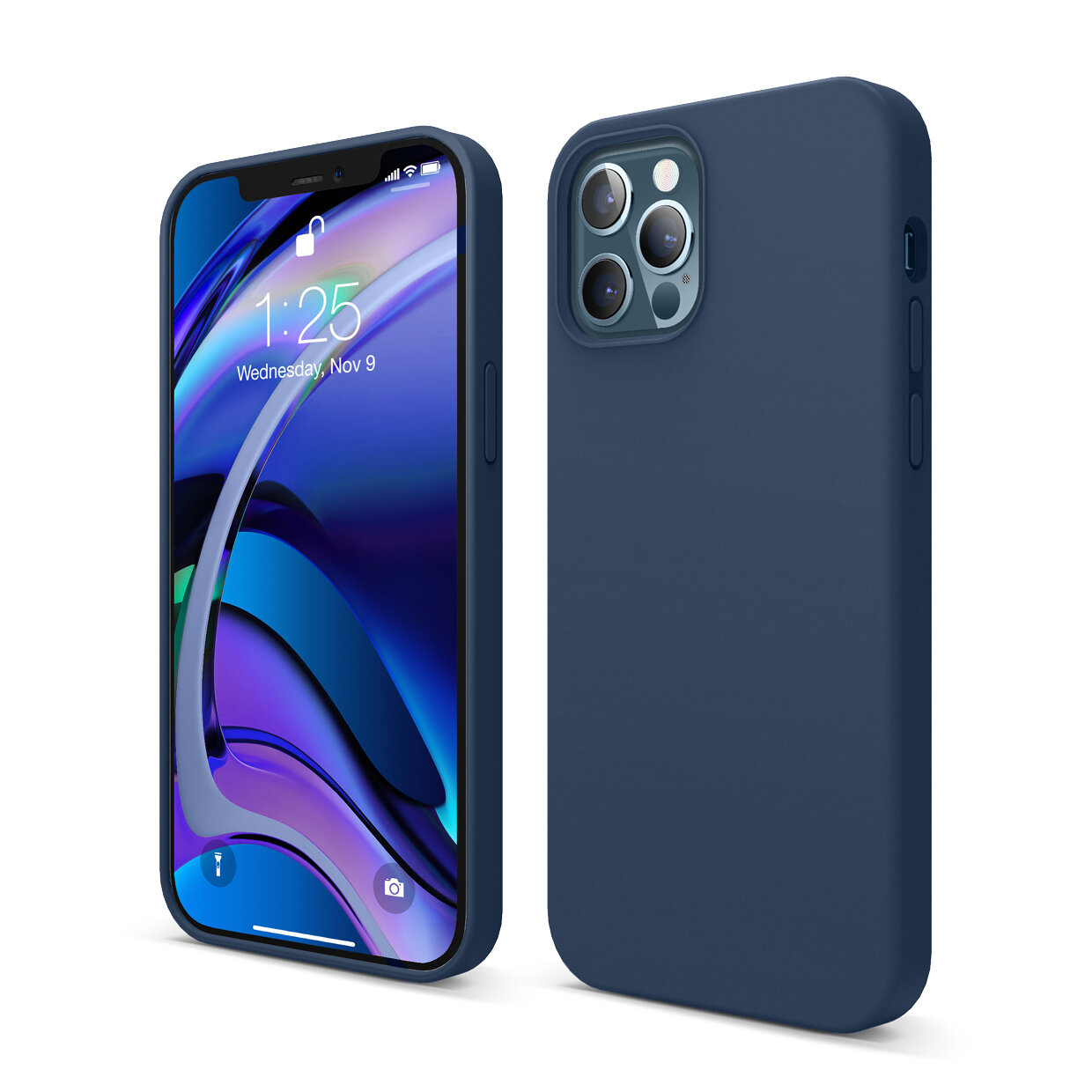 (image for) iPhone 12 / 12 Pro 6.1" Silicone Case (Blue) IN STOCK