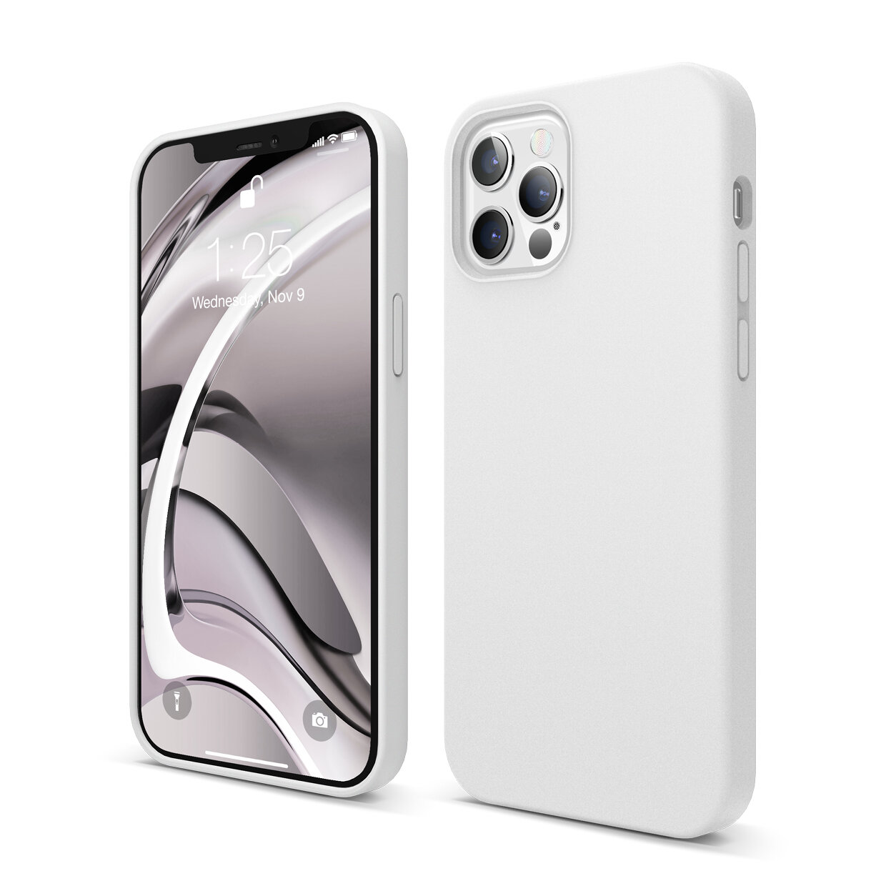 (image for) iPhone 12 / 12 Pro 6.1" Silicone Case (White) IN STOCK