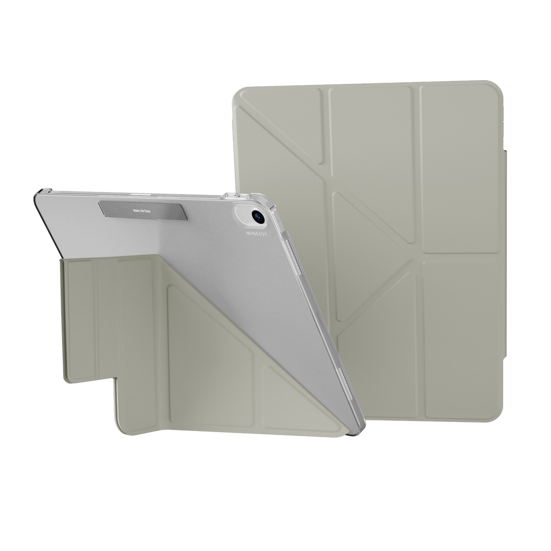 (image for) Facet Folding Folio Case for iPad Air 11" M2 Grey - IN STOCK