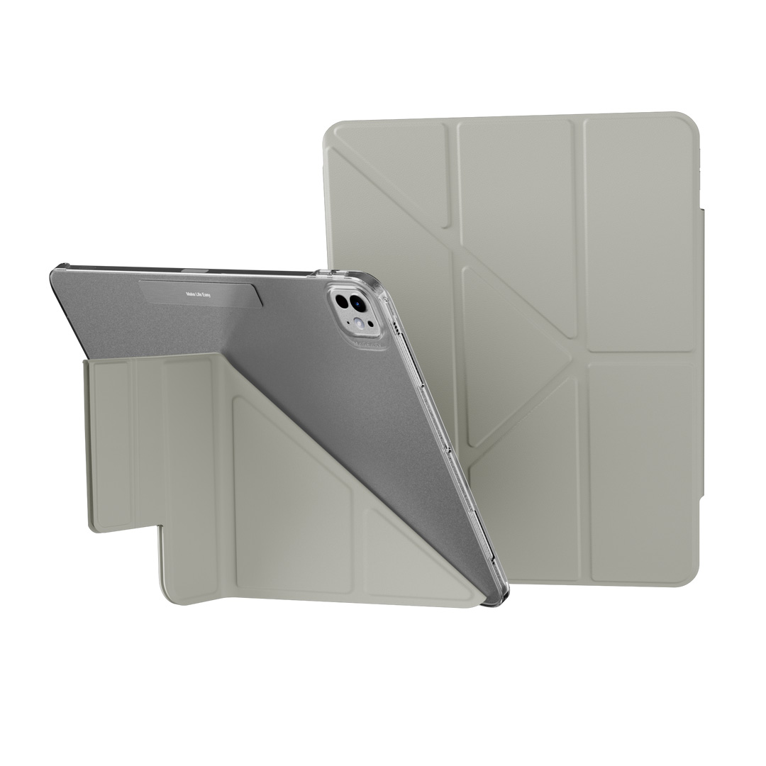 (image for) Facet Folding Folio Case for iPad Pro 11" M4 Grey - IN STOCK
