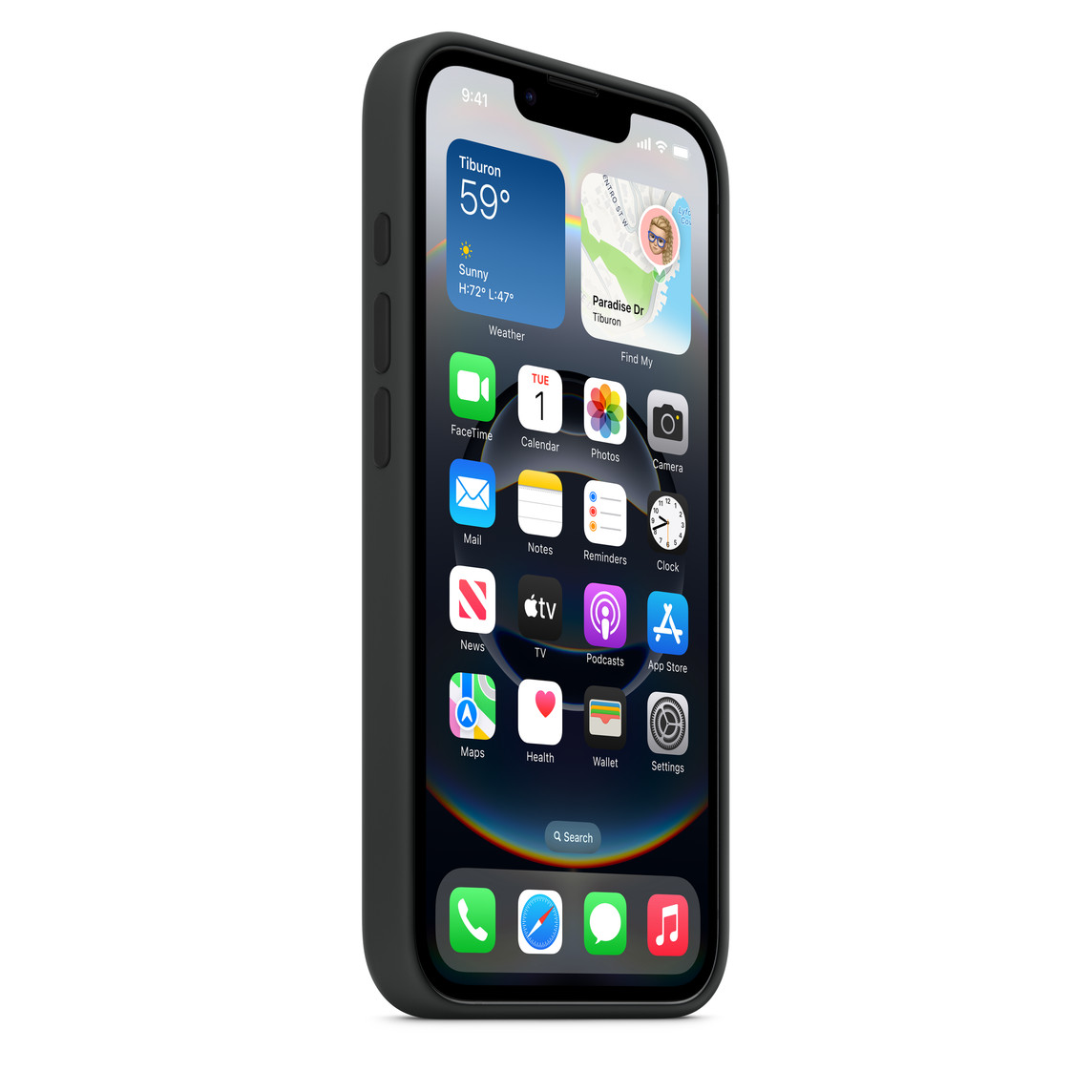 (image for) iPhone 16e Silicone Case Black