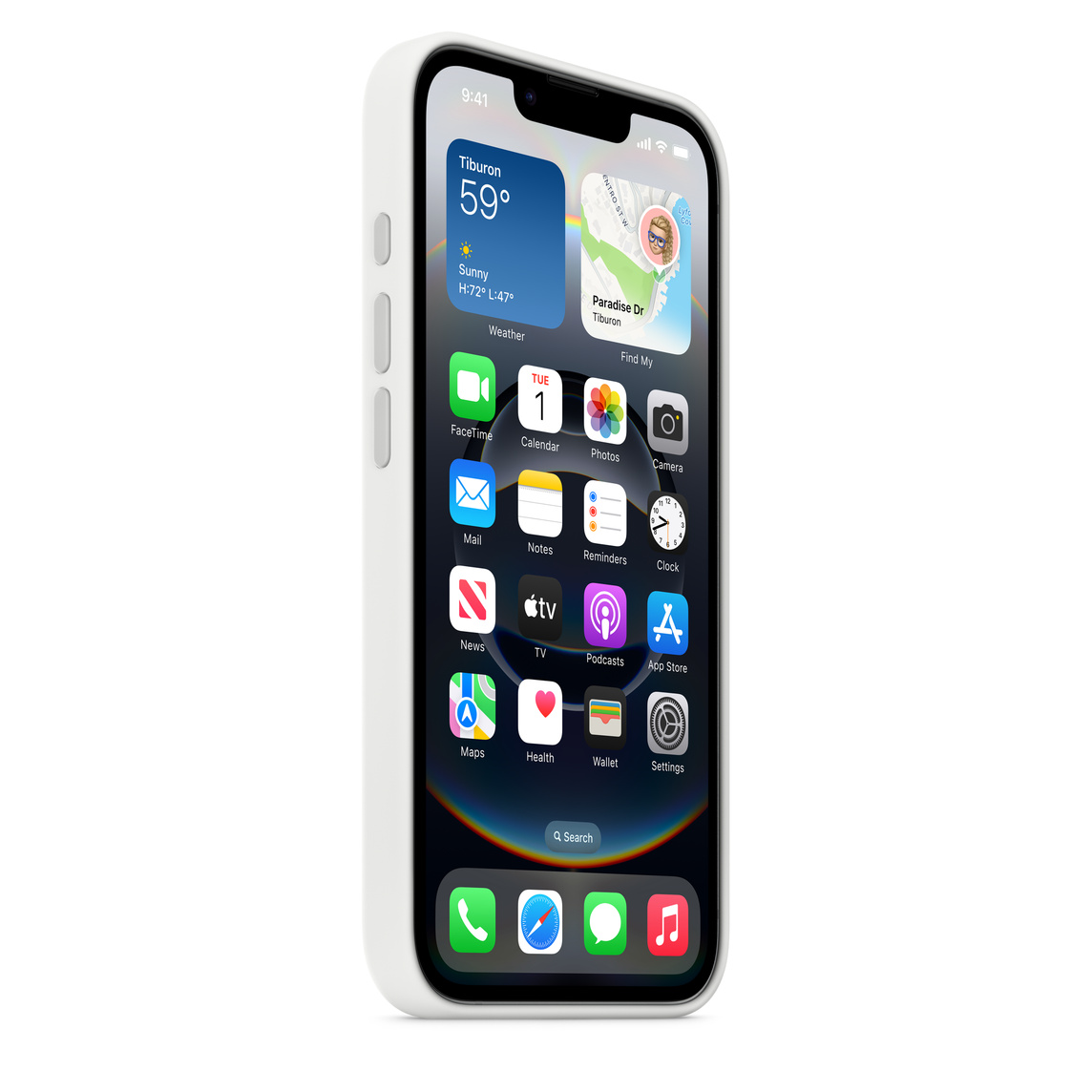 (image for) iPhone 16e Silicone Case White