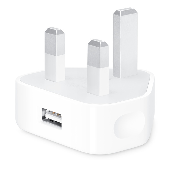 (image for) Apple 5W USB Power Adapter UK - IN STOCK