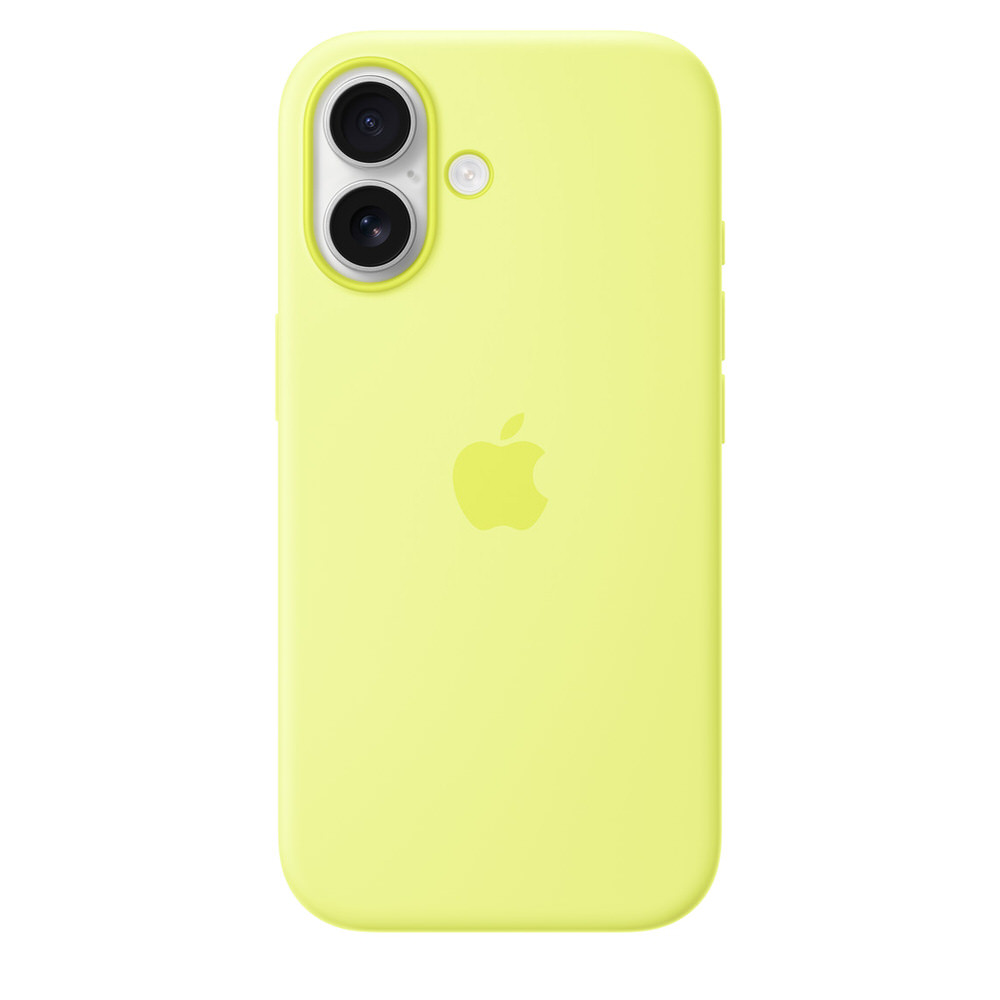 (image for) iPhone 17 Pro Silicone Case with MagSafe – Neon Yellow