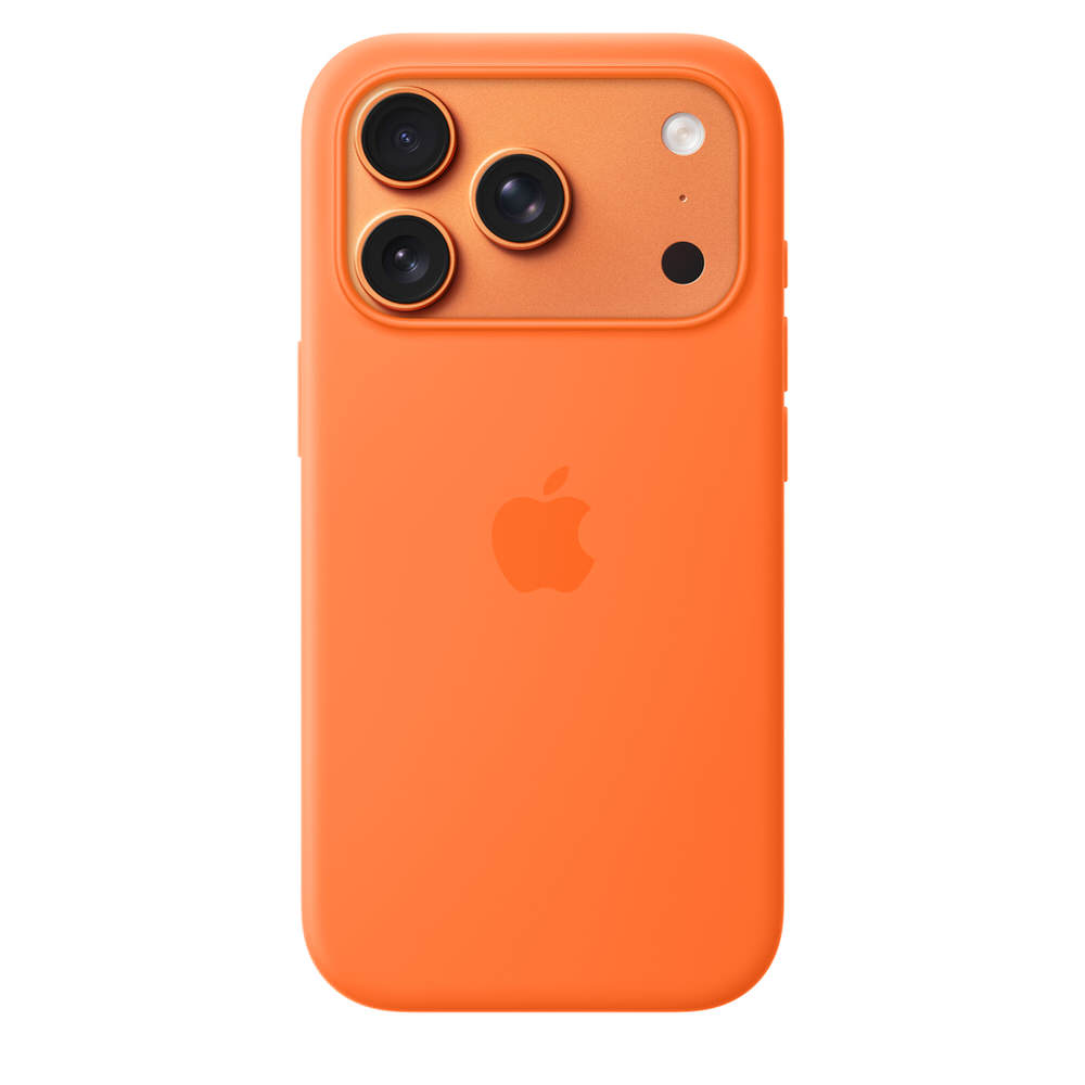 (image for) iPhone 17 Pro Silicone Case with MagSafe – Orange