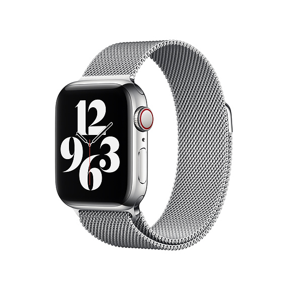 (image for) 38/40mm Silver Milanese Loop IN STOCK