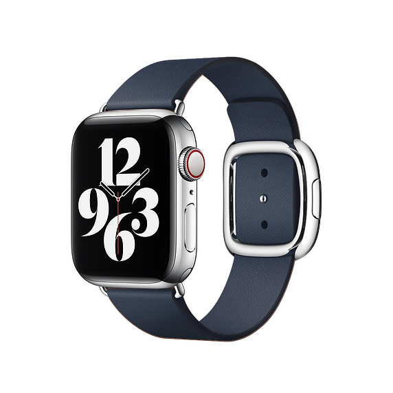 (image for) 40mm Deep Sea Blue Modern Buckle - Small