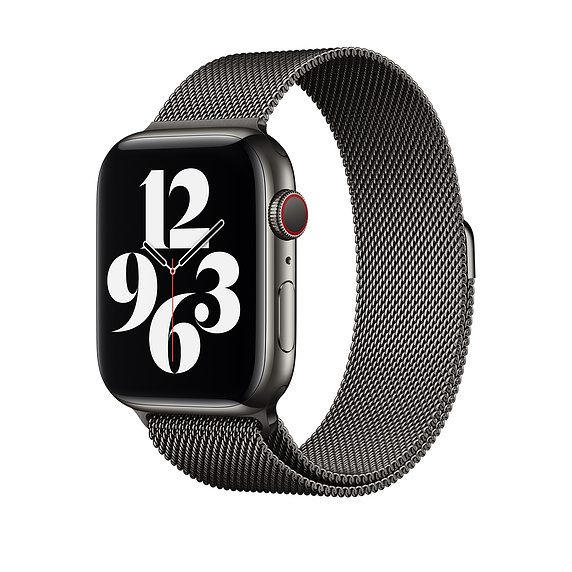 (image for) 38/40mm Graphite Milanese Loop IN STOCK