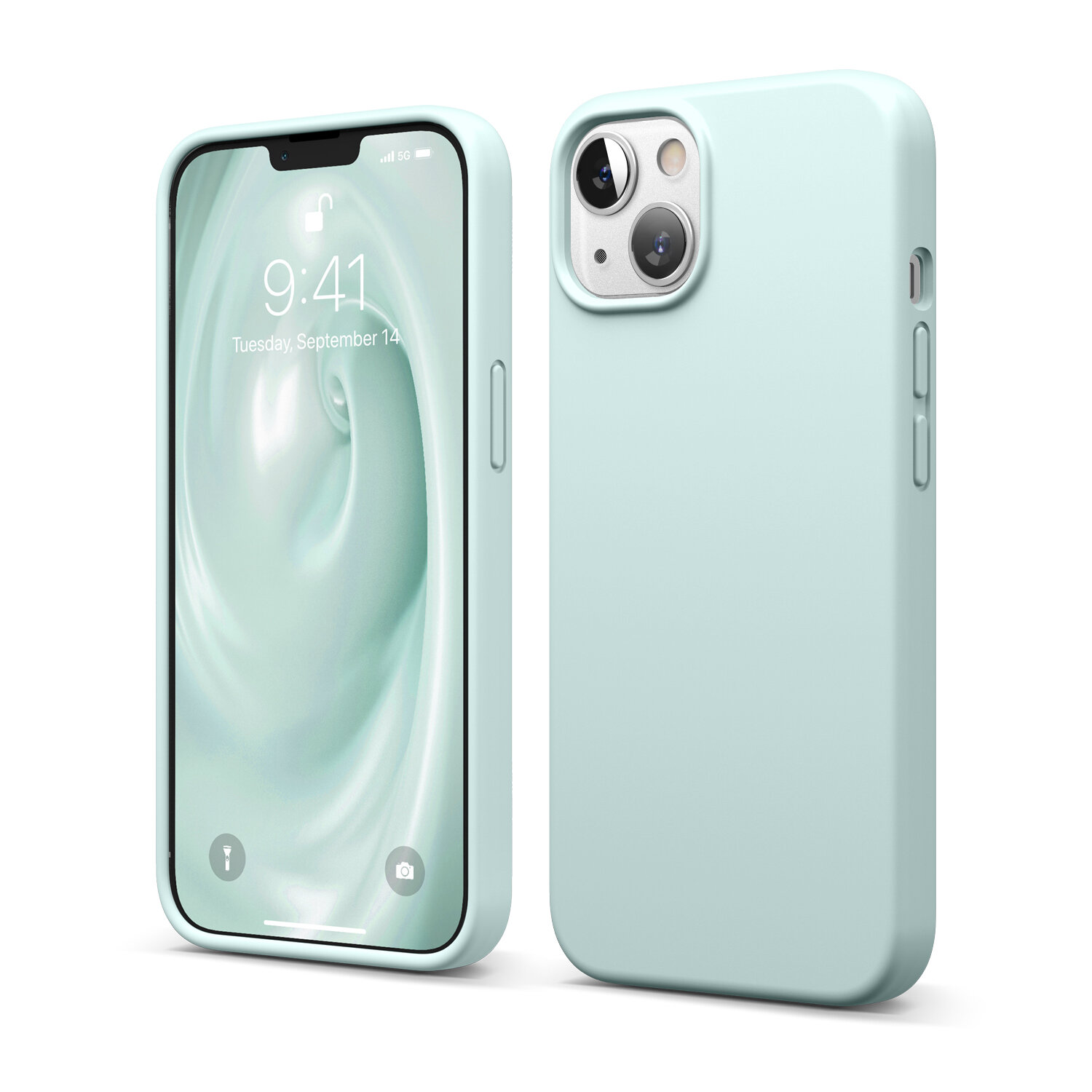 (image for) iPhone 13 6.1" Silicone Case Mint
