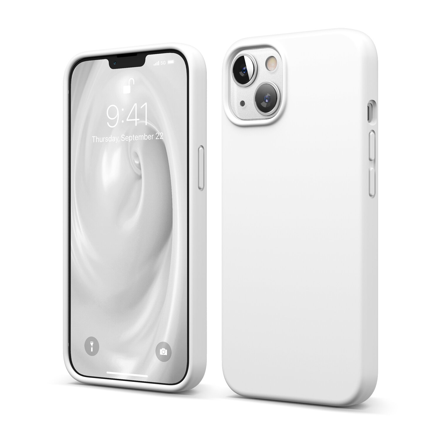 (image for) iPhone 13 6.1" Silicone Case White IN STOCK