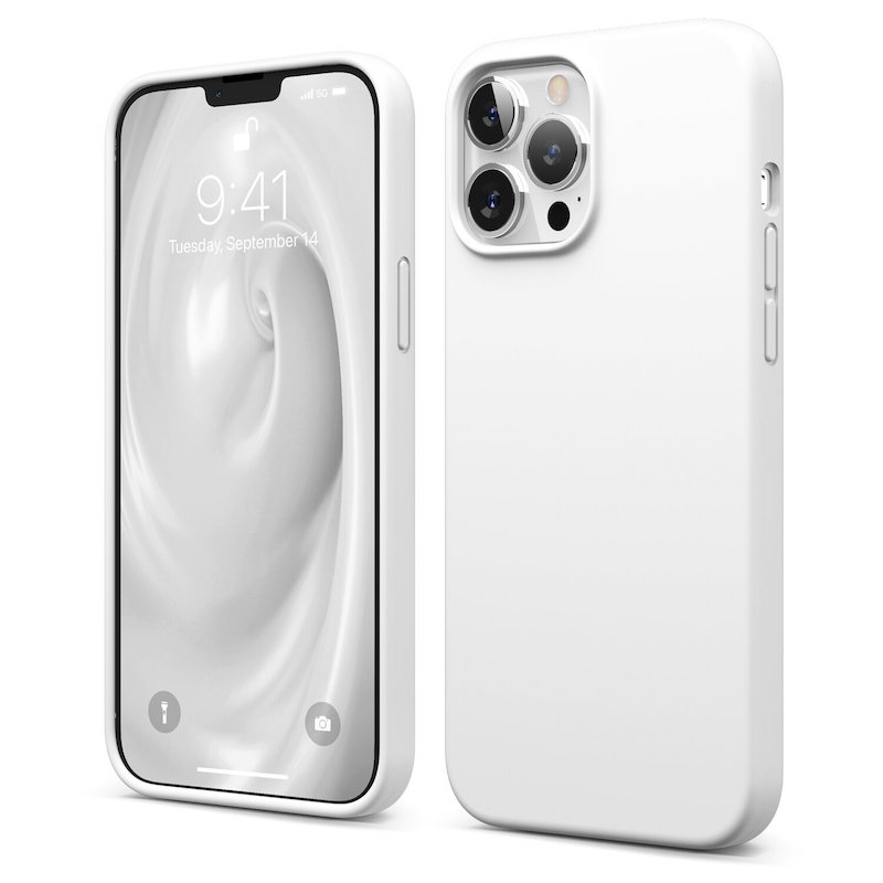 (image for) iPhone 13 Pro 6.1" Silicone Case White IN STOCK