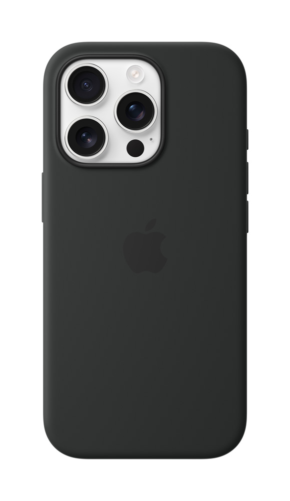 (image for) iPhone 16 Pro Max Silicone Case with MagSafe - Black
