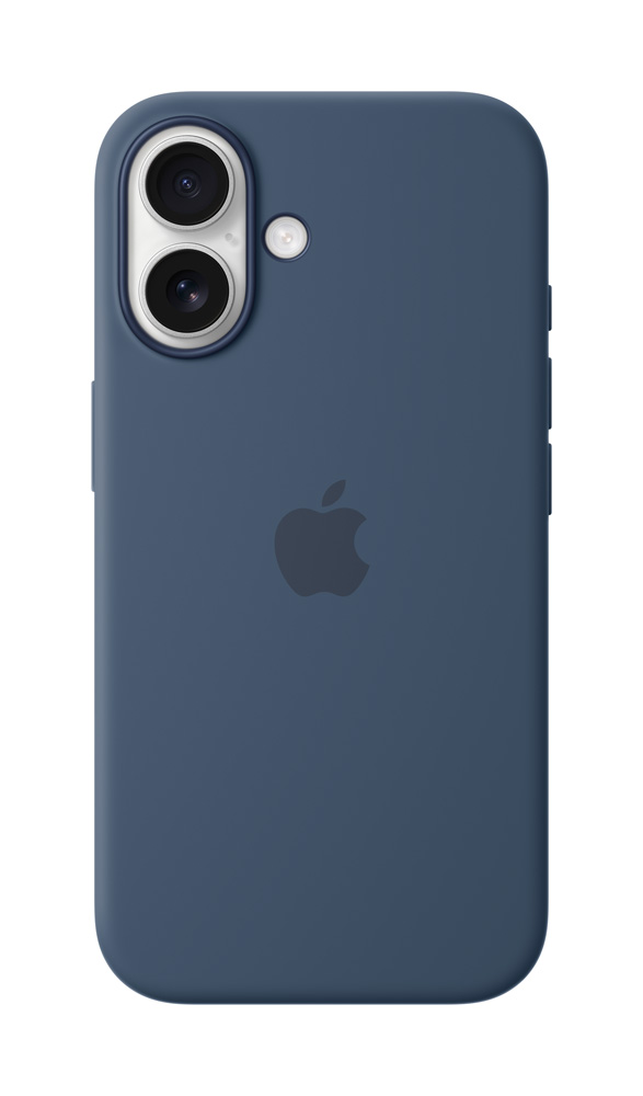 (image for) iPhone 16 Plus Silicone Case with MagSafe - Denim