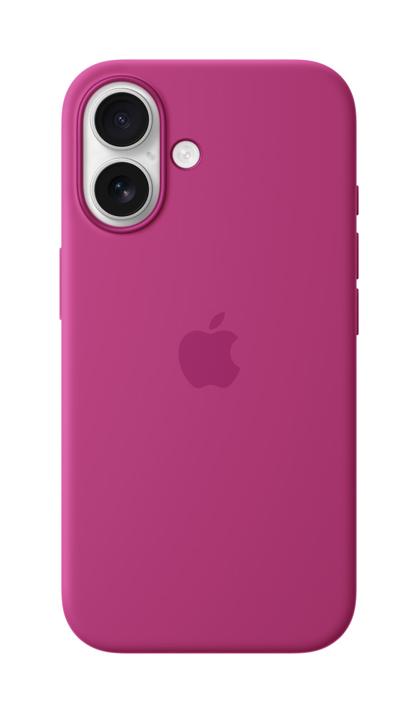 (image for) iPhone 16 Plus Silicone Case with MagSafe - Fuchsia