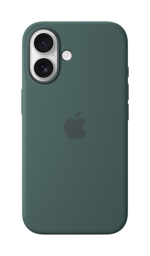 (image for) iPhone 16 Plus Silicone Case with MagSafe - Lake Green